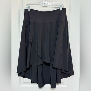 Chic Asymmetrical Black Skirt
